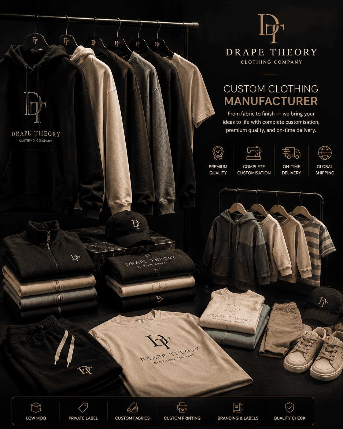 Sewing machine crafting premium garments
